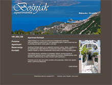 Tablet Screenshot of apartmani-bosnjak.com
